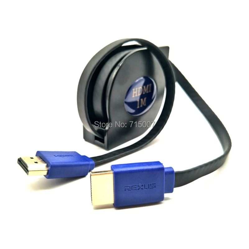 Высокоскоростной пружинный Micro HDMI совместимый с кабелем позолоченный Поддержка