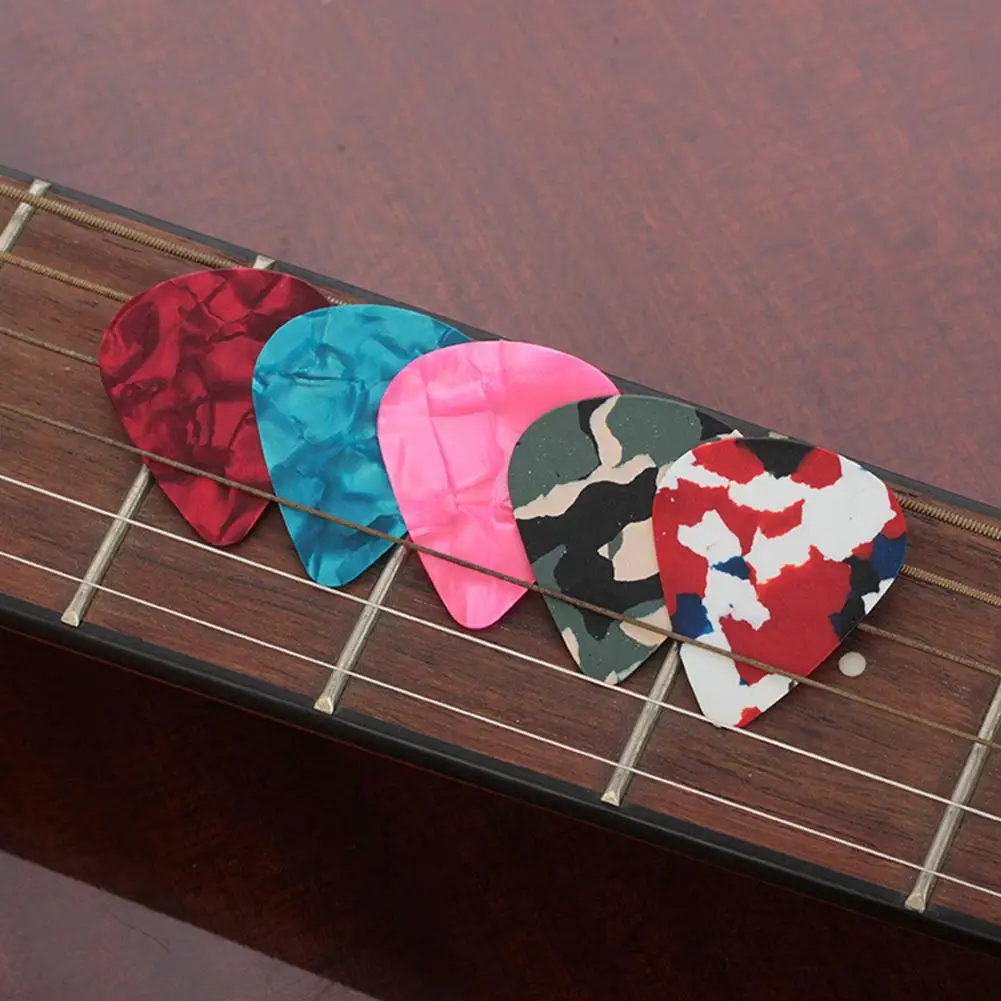 5 шт./упак. акустическая электрическая гитара бас Plectrum целлулоидная набор для