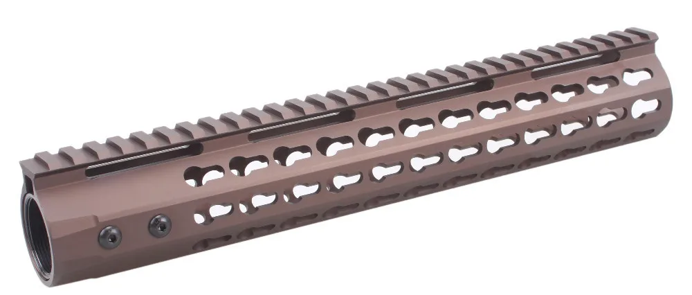 Victoptics KeyMod Gen III Rifle Slim 12 ''Handguard крепление жженая Бронза поплавок Handguard Пикатинни AR15 AR 15 M4