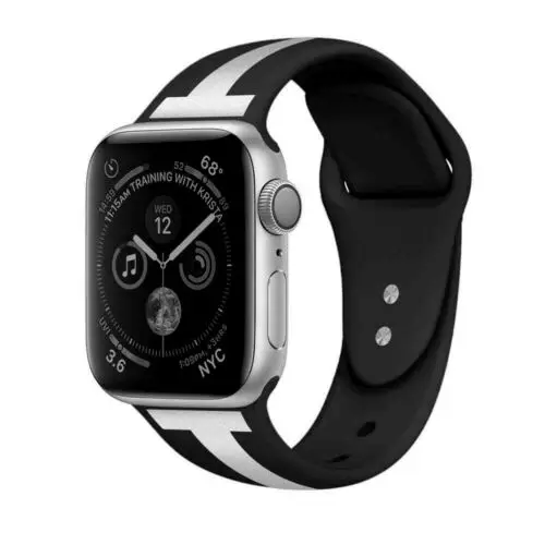 Горячая 2019 iWatch ремешок силиконовый спортивный браслет для Apple Watch Series 4 3 2 1 38-44 мм |