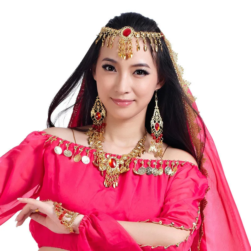 Уилл бита цепи Jinshan Край Вуаль рука крюк голова цепь танец живота головной убор
