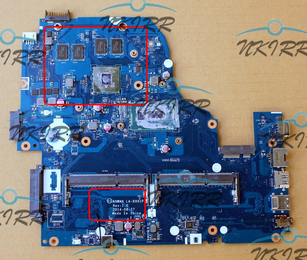 A5WAH LA-B991P NBMLC11007 NB.MLC11.007 I5-5200U GT840M 2G HM86 DDR3 материнская плата для ноутбука Acer Aspire E5-571