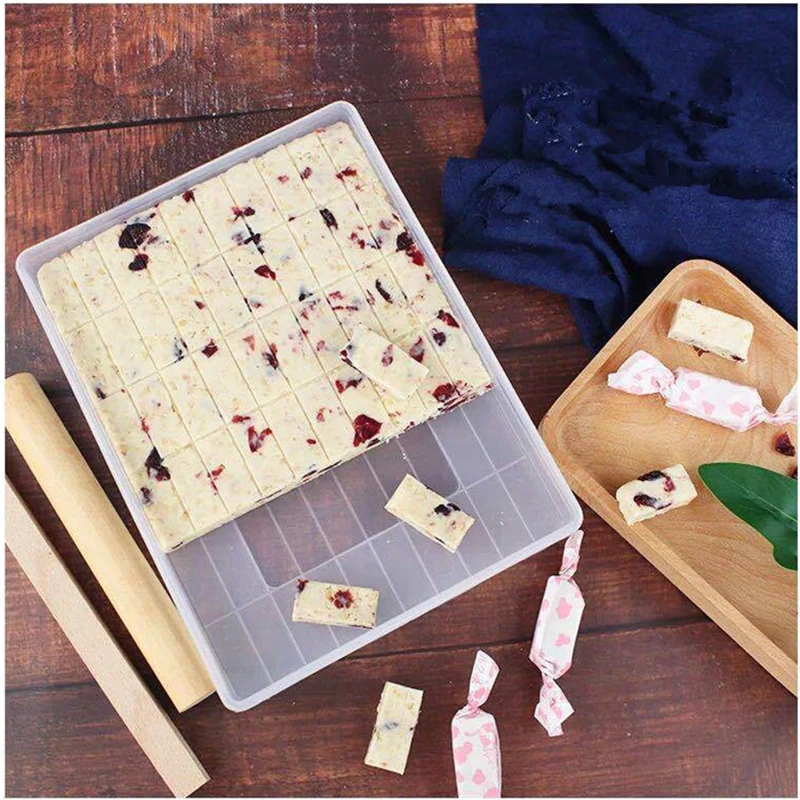 

DIY Handmade Nougat Mold Tools Non-stick Mat Nougat Chocolate Candy Mold Kits Baking Pastry Tools Dessert Mold