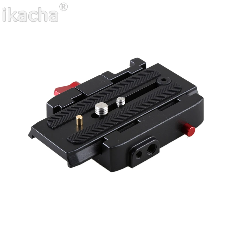

HOT Camera Tripod Monopod P200 Aluminium Alloy Clamp Adapter+Quick Release Plate for Manfrotto 501 500AH 701HDV 503HDV Q5