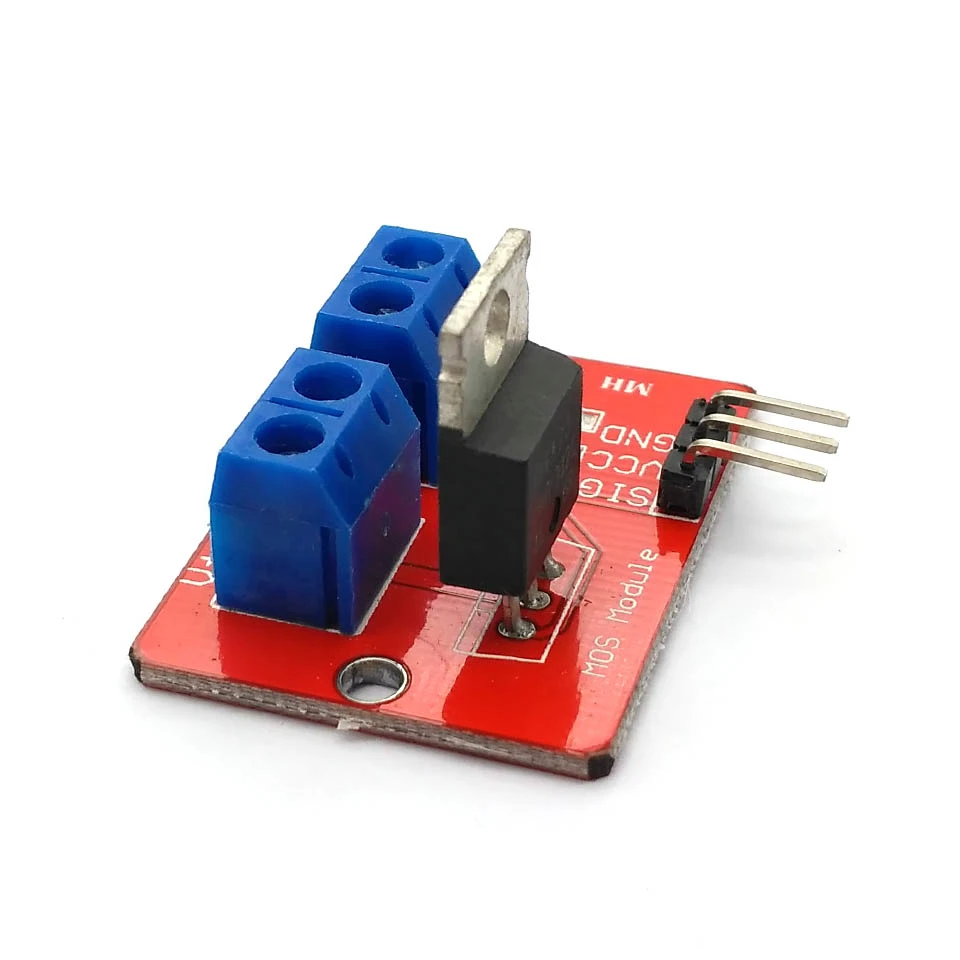 0 24 В верхняя кнопка Mosfet IRF520 драйвер MOS модуль для Arduino MCU ARM Raspberry Pi|Запасные части| |