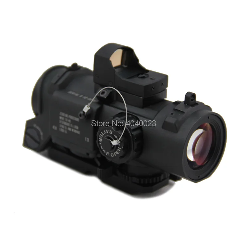 Tactical DR 1x-4x Magnifier Dual Role Optic Rifle Hunting Scope 4x32 Illuminated Mil-Dot Fit 20mm Weaver Picatinny Rail | Спорт и