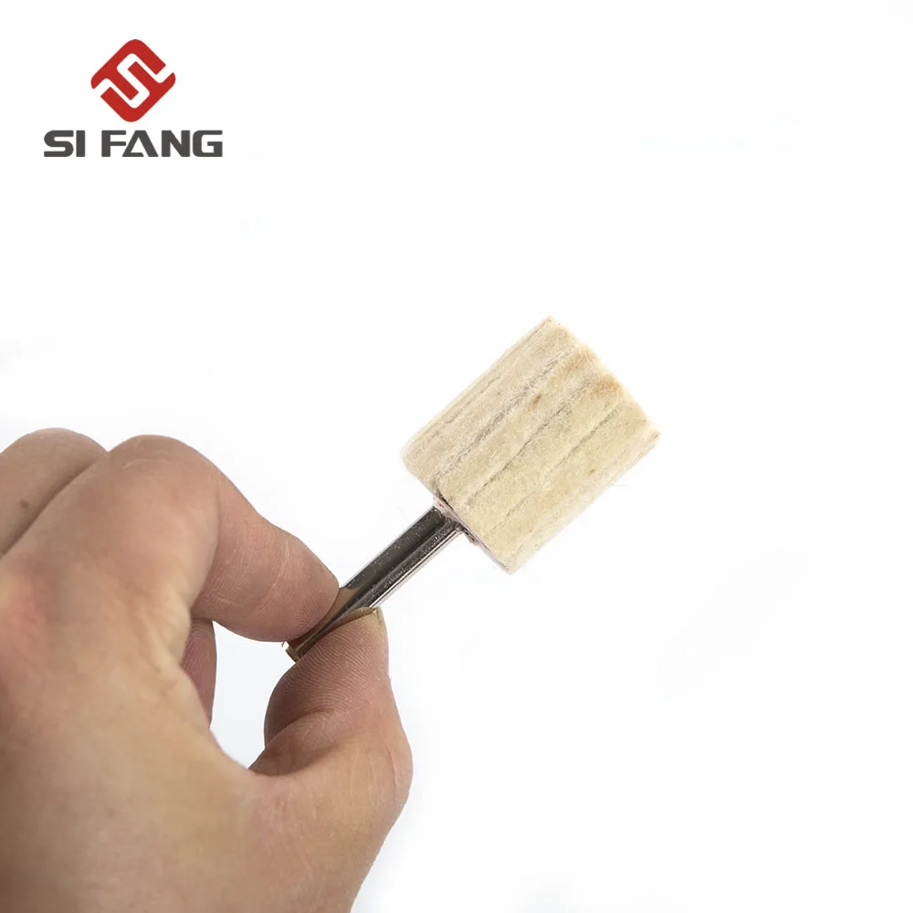 

5/10Pcs Wool Grinding Head 25x25x6mm Polishing Buffing Wheel