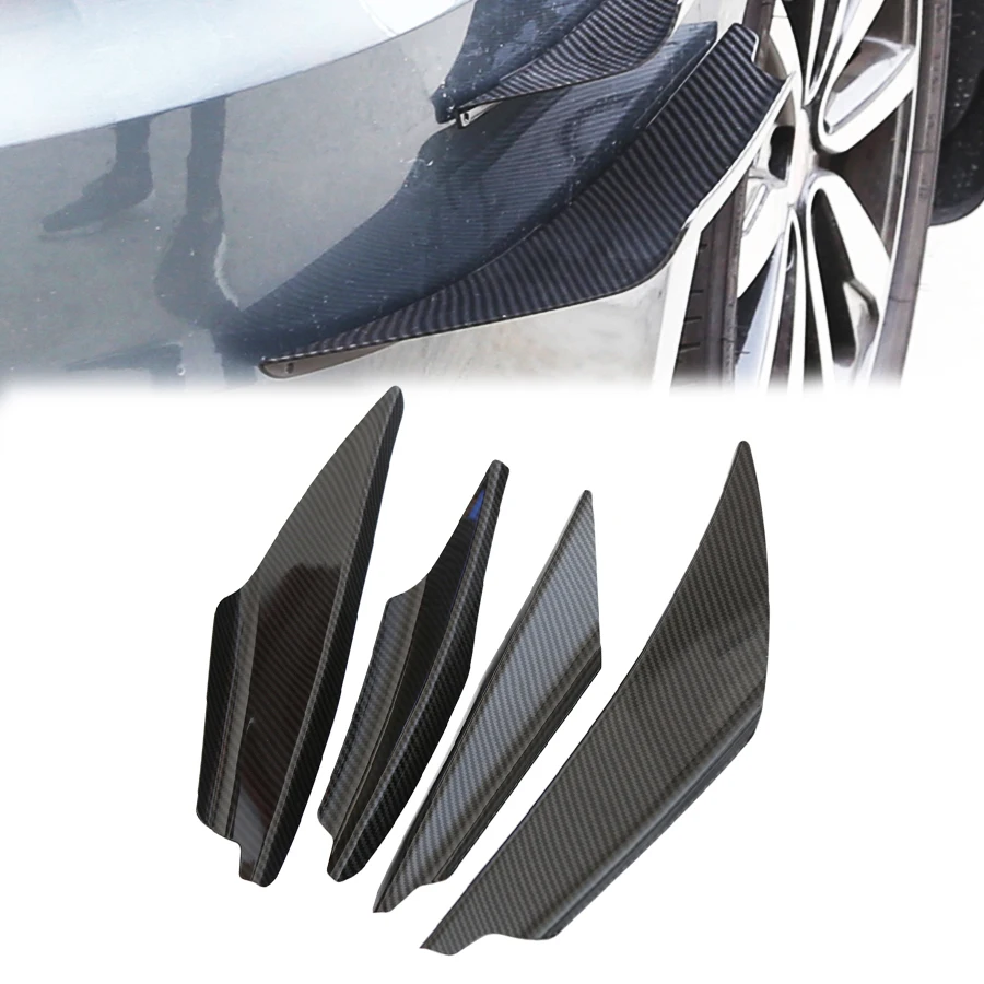 

2PCS Car-Styling Carbon Fiber Front Lip Splitter Flap Cub Wings for BMW 3 Series F80 M3 4 Series F82 F83 M4