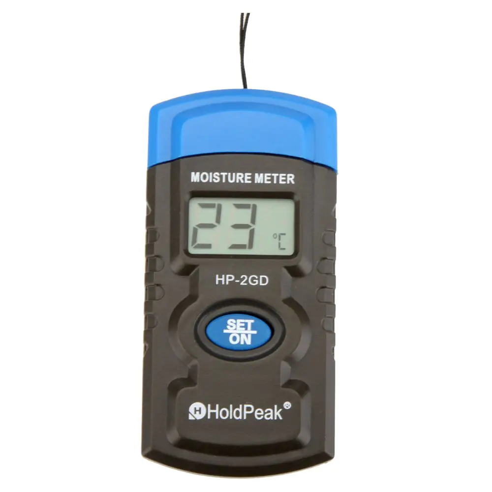HoldPeak HP 2GD 3 в 1 двухконтактный мини цифровой измеритель влажности древесины тестер