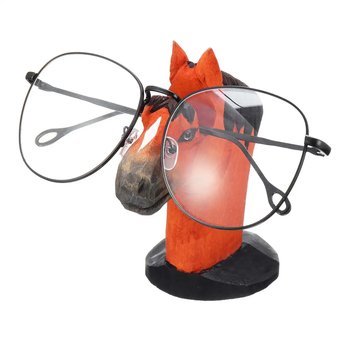 Новинка 3D подставка для очков в виде животных с резьбой по дереву Солнцезащитных