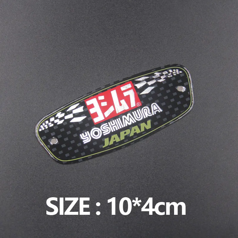 

10 PCS FASP Aluminium Motorcycle Exhaust Pipes Decal Sticker Cool Personality Scorpio For Yoshimura Stickers Decal