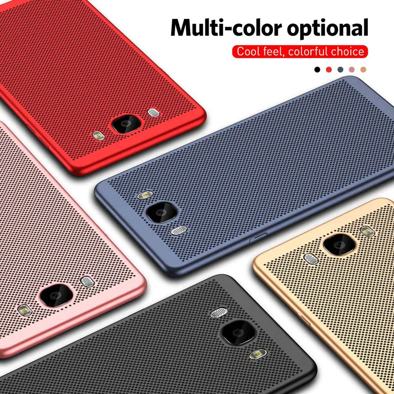 USLION Ultra Slim Hard PC Phone Case For Samsung Galaxy S10 S10E S9 S8 Plus Note 8 9 A8 Hollow Heat Dissipation Cover |
