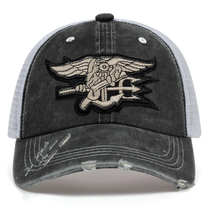 Кепка Регулируемая с вышивкой для мужчин и женщин модная шапка из сетчатой ткани