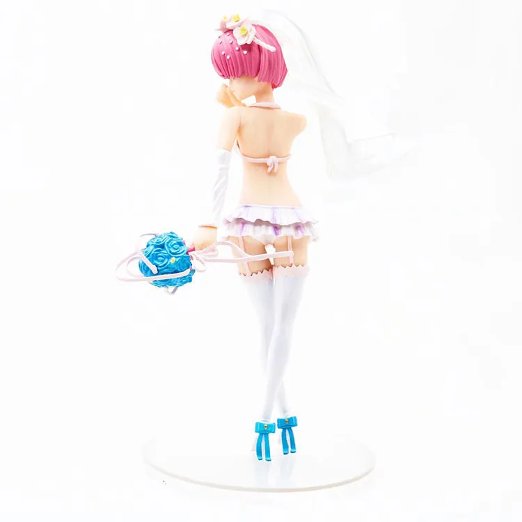 Экшн фигурки из аниме Re:life In A Different World From Zero Ram свадебное платье Re Rem сексуальные