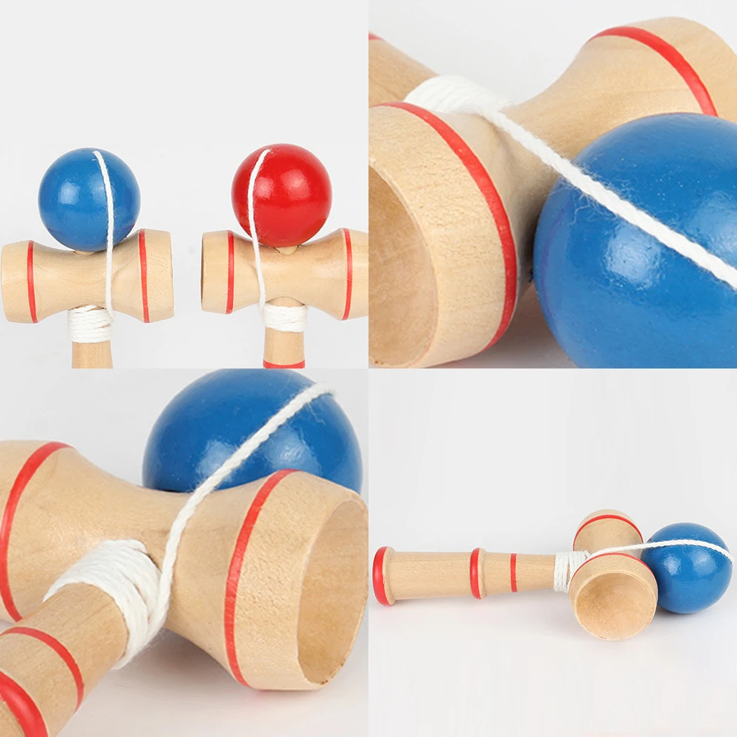 4 шт шар Kendama японская традиция творческая Вечеринка игра игрушка деревянная