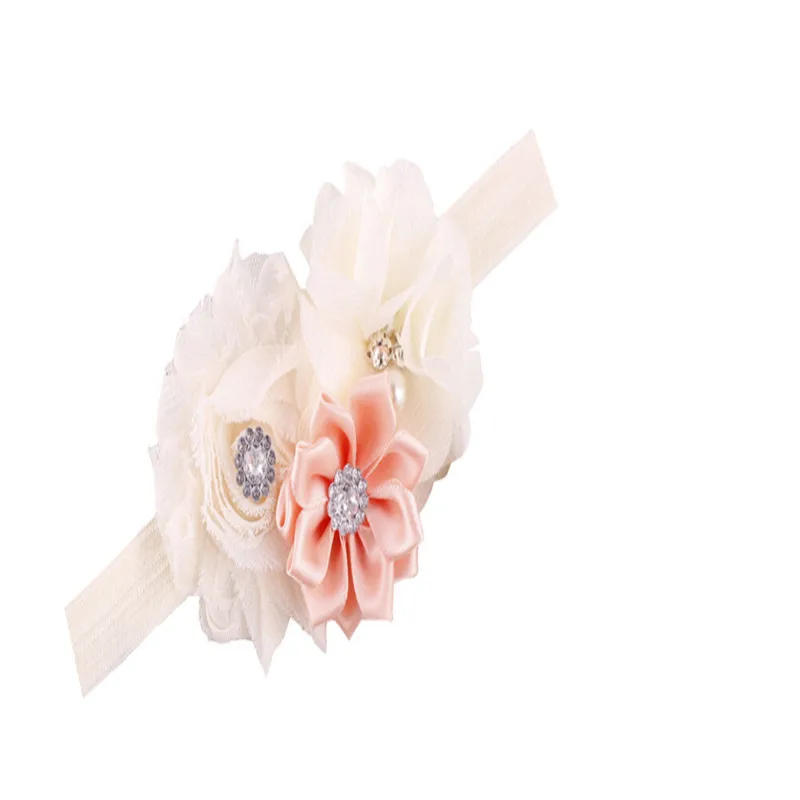 1Pc Newborn Infant Toddler Baby Girl Bow Flower Headband Hair Band Girls Accessories Birthdays Party Headwear | Детская одежда и