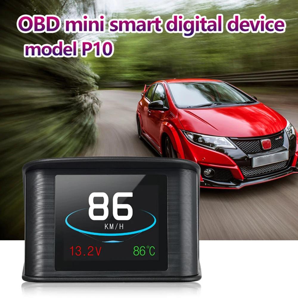 73*68*46 см автомобильный HUD светодиодный дисплей OBD сканер OBD2 цифровой спидометр