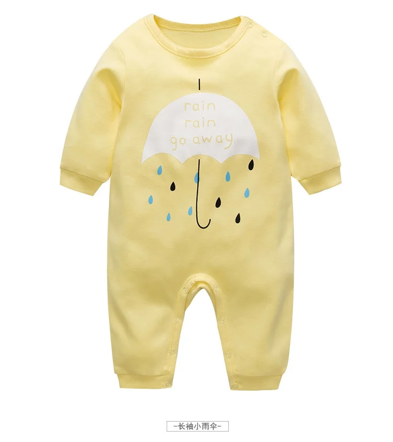 Хлопковый комбинезон для новорожденных 3 24 месяца|Ромперы| |