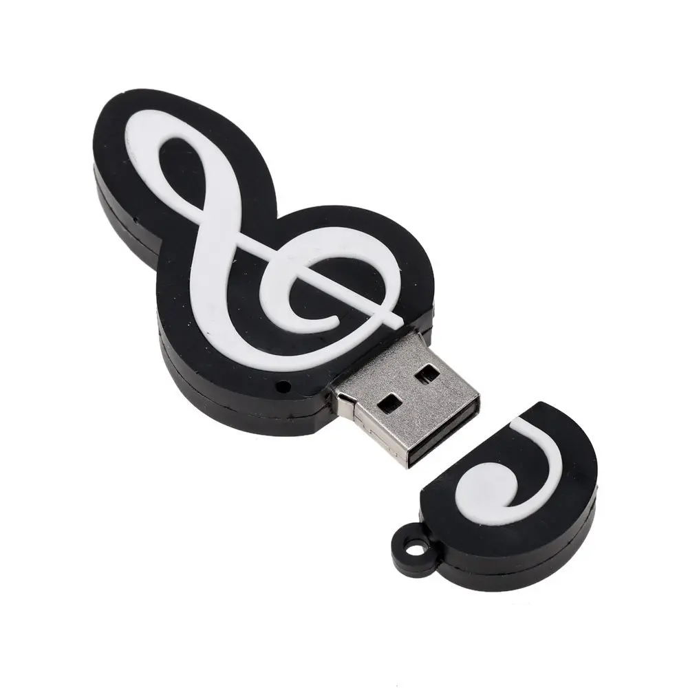 USB 2 0 палка Милая мультяшная карта памяти символ нот музыки Память внешний флэш