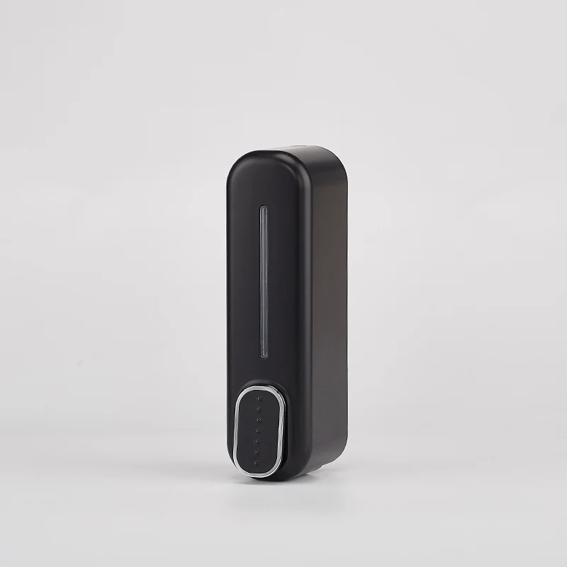 Ручной дозатор мыла настенный черный 350 мл жидкий шампунь душевой контейнер