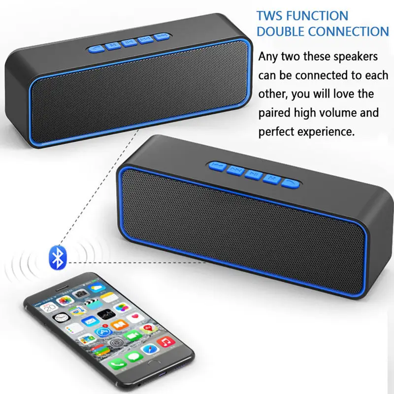 S11 6 Вт Bluetooth динамик Портативная Беспроводная колонка звуковая система стерео