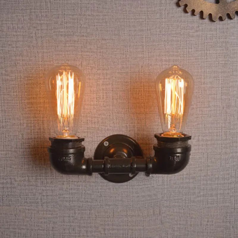 E27 Эдисон Ретро Винтаж водопровод крыльцо настенный светильник бра держатель
