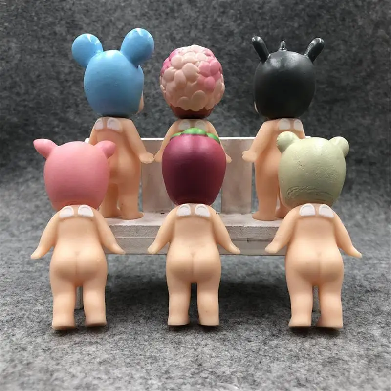 6 шт./компл. Сонни Ангел Мини рисунок животных серии коллекционные Kawaii кукла 3
