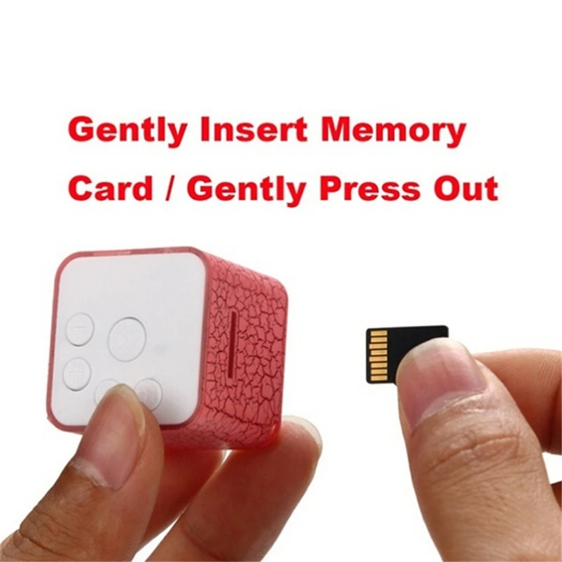 Внешний звук 120 мАч Mini USB 4h MP3 плеер 32x30x30 мм цветной светильник 3 5 музыкальный с
