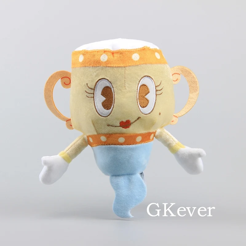 

Game 10 Pcs/Lot Cuphead Legendary Chalice Plush Toy 21 CM 8'' Cool Cuphead Figure Soft Stuffed Doll Kids Gift
