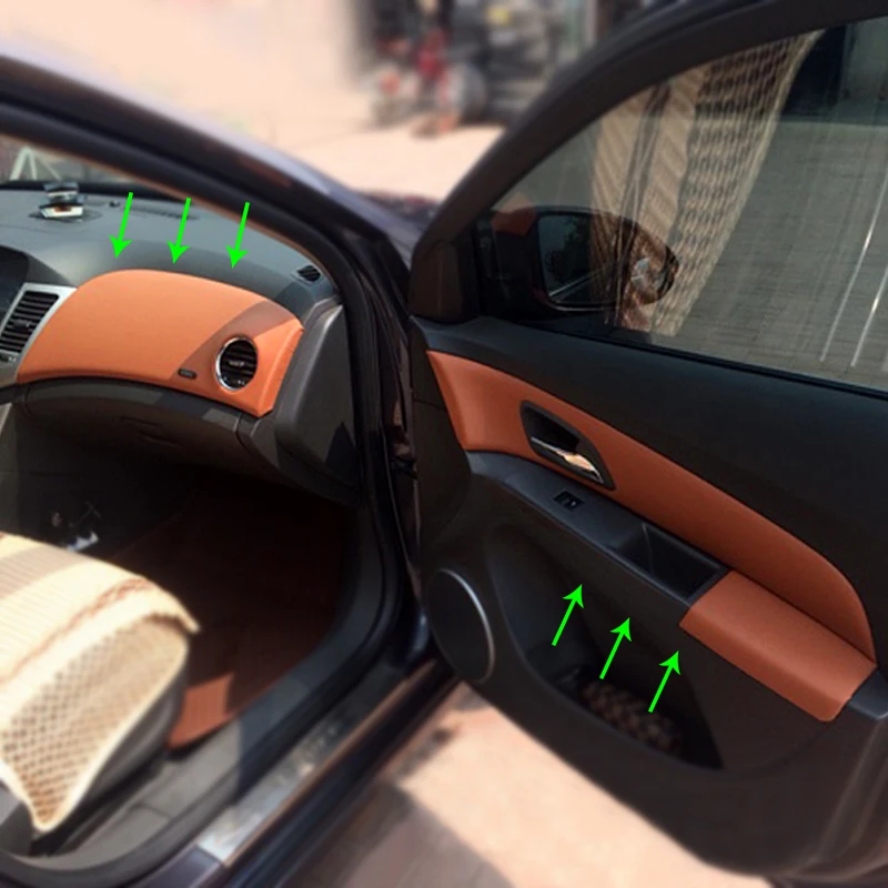 Кожаный подлокотник из микрофибры для салона автомобиля дверной