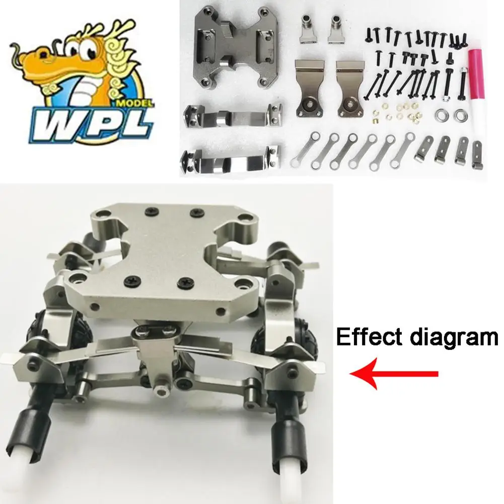 LeadingStar 1:16 металлические аксессуары для шасси DIY обновленные детали WPL B16 B36 Урал