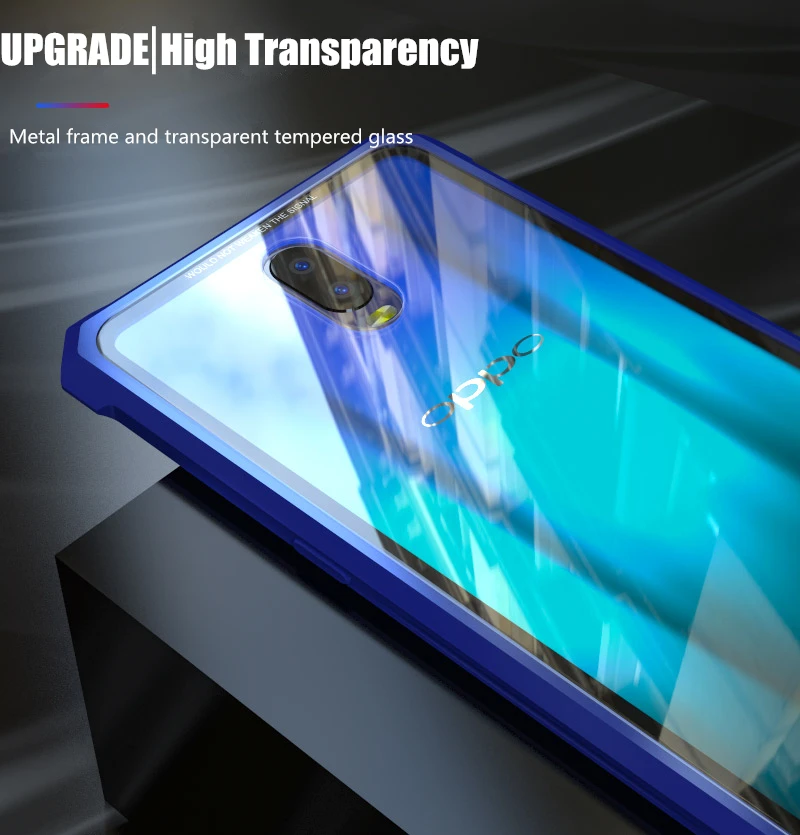 Oppo RX17 Pro Бампер R17Pro телефонные чехлы Алюминиевый металлический каркас бампер с