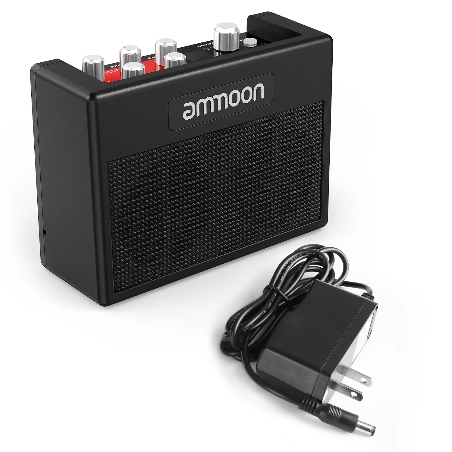 ammoon POCKAMP Guitar Amplifier Built-in Multi-effects 80 Drum Rhythms Support Tuner Function with Aux Input Headphone Output