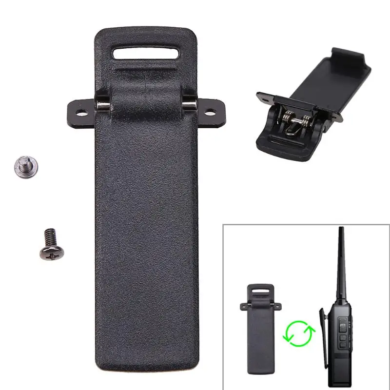 2 шт. иди и болтай Walkie Talkie “иди запасные части задняя Зажим для ремня Baofeng