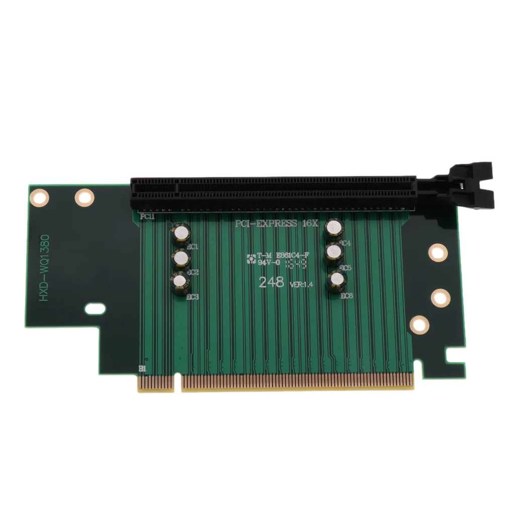 Горизонтальный графический адаптер PCIE X16 Matherboard 1 шт. Серверная