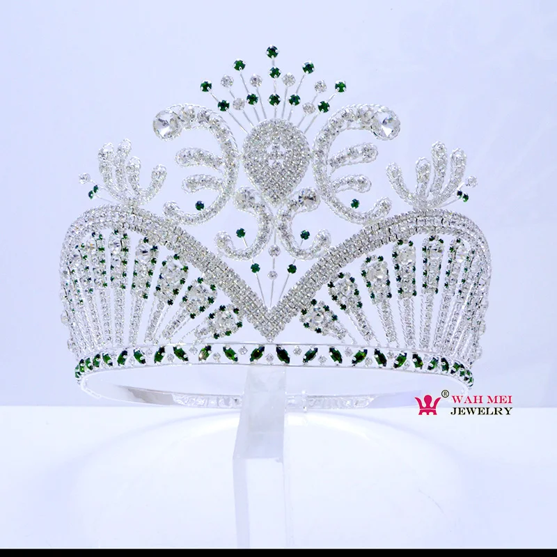 Корона для конкурса Miss Beauty Высококачественная тиара зеленая австралийская