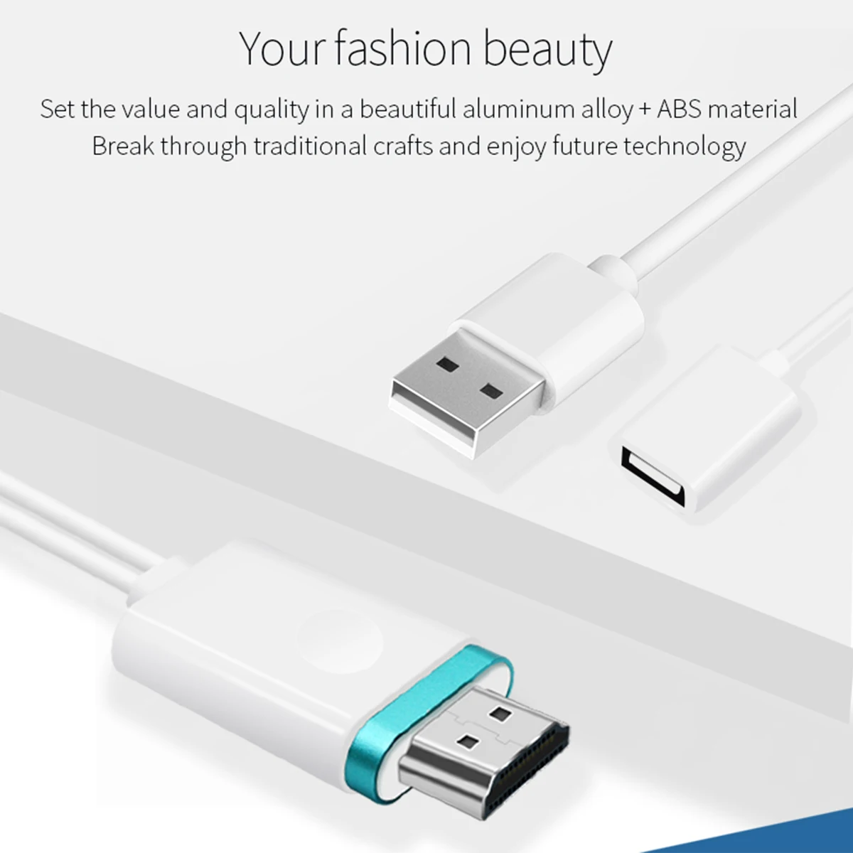 SOONHUA HDMI кабель для Android iOS Телефон ТВ адаптер видео 1080P HD Универсальный мини USB к