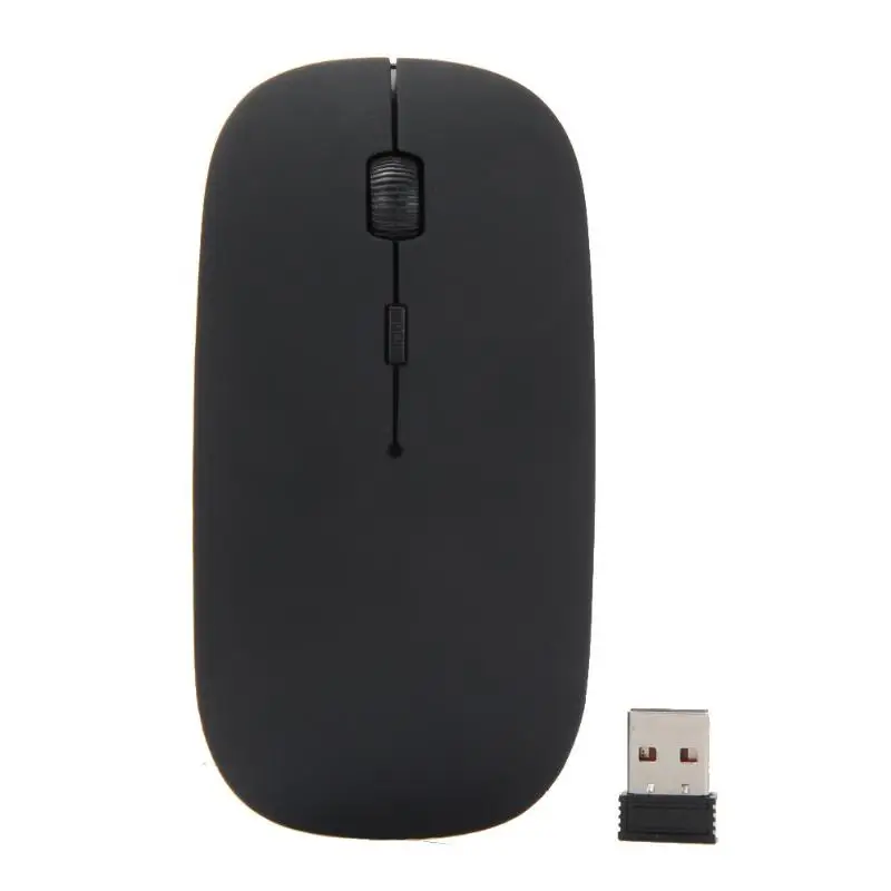 Игровая мышь оптическая 2 4G беспроводная модная ультратонкая компьютерная с usb