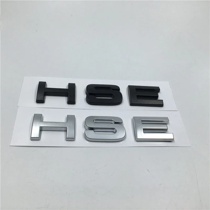 

3D Car Stickers and Decals BadgeTrunk Tailgate Emblem Logo Nameplate Black Silver For Land Range Rover Sport Hse Letters JDM