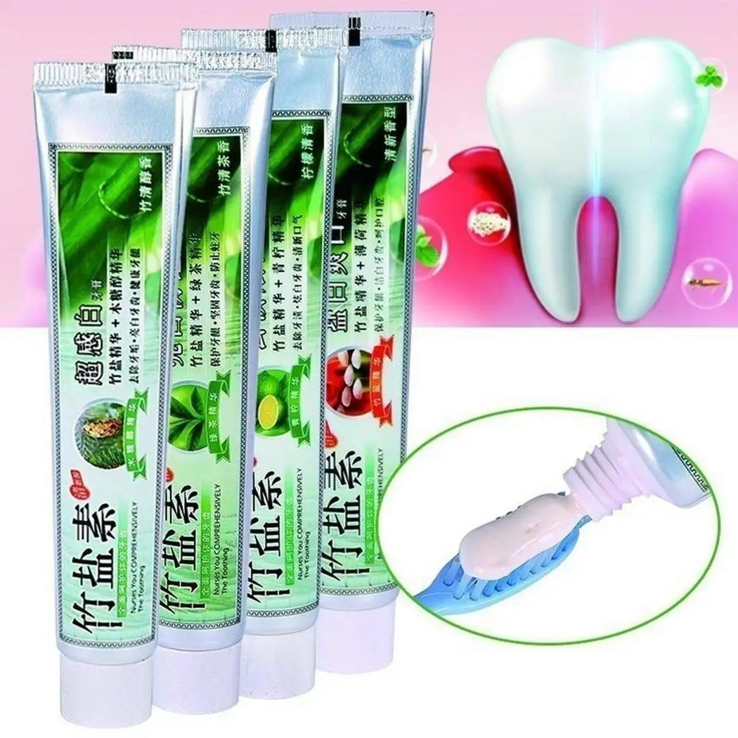 Salt Whitening Bleeding toothpaste Dental Teeth 100g Remover Plaque Tooth flavor Toothpaste Gums Bamboo Anti Fresh | Красота и