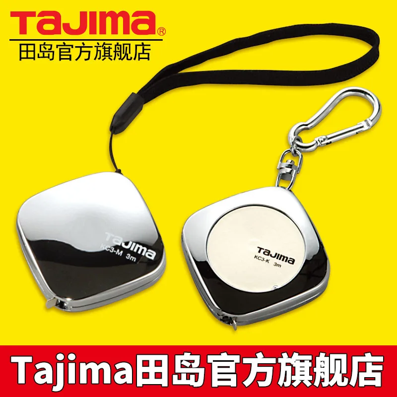 Рулетка для ключей Tajima стальная катушка линейка 1 м 2 3 мини портативная новый