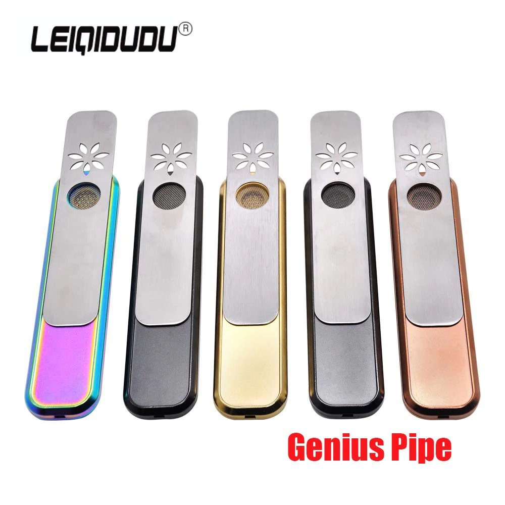 Новый Genius Pipe Dry Herb портативный курительная трубка Ручка Набор Vape Травяные