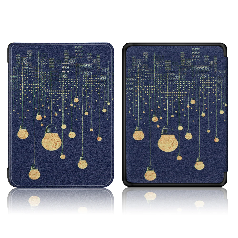 Умный чехол для 2018 нового Amazon kindle paperwhite 4 e-reader Магнитный PU кожаный складной Folio