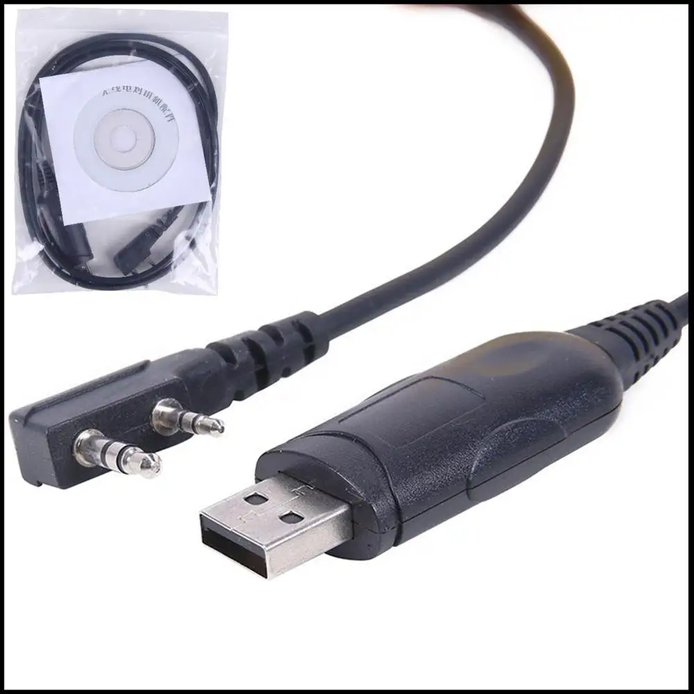 100 шт. 2 Контактный USB кабель для программирования J0012A KENWOOD TK3207 TK 3107 baofeng UV 5R