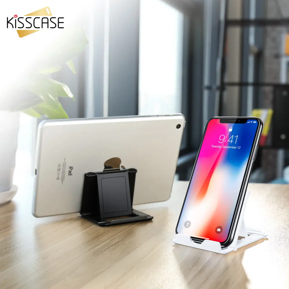 KISSCASE регулируемый держатель для мобильного телефона Подставка iPhone