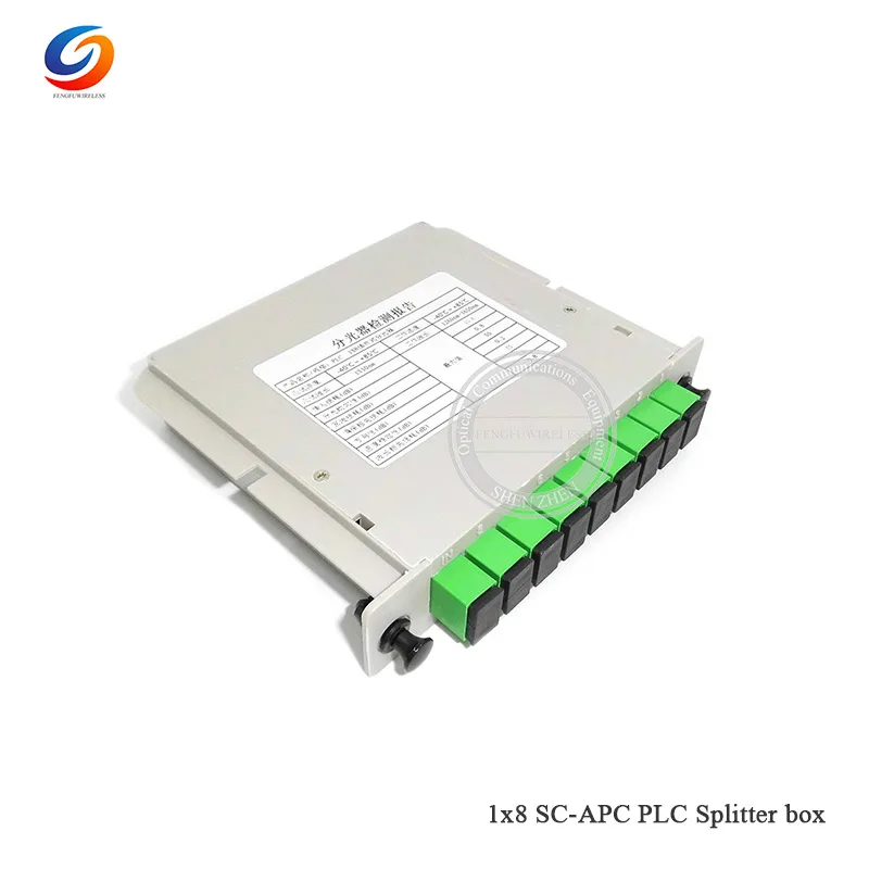 Бесплатная доставка распределительный модуль e-Packet 1x8 LGX Box вставка кассеты SC/APC PLC