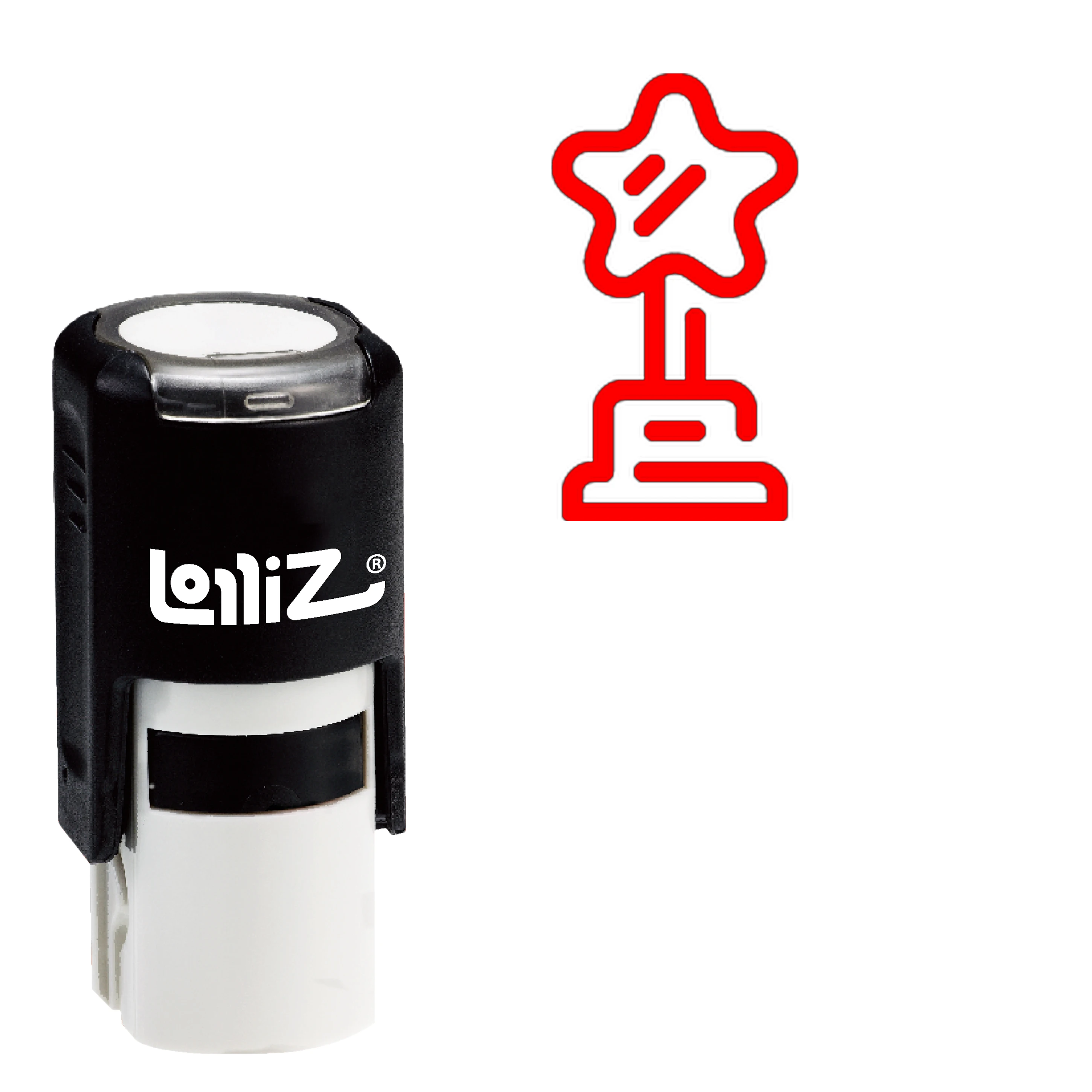 

Резиновый штамп-Современная серия символов леденцов награды