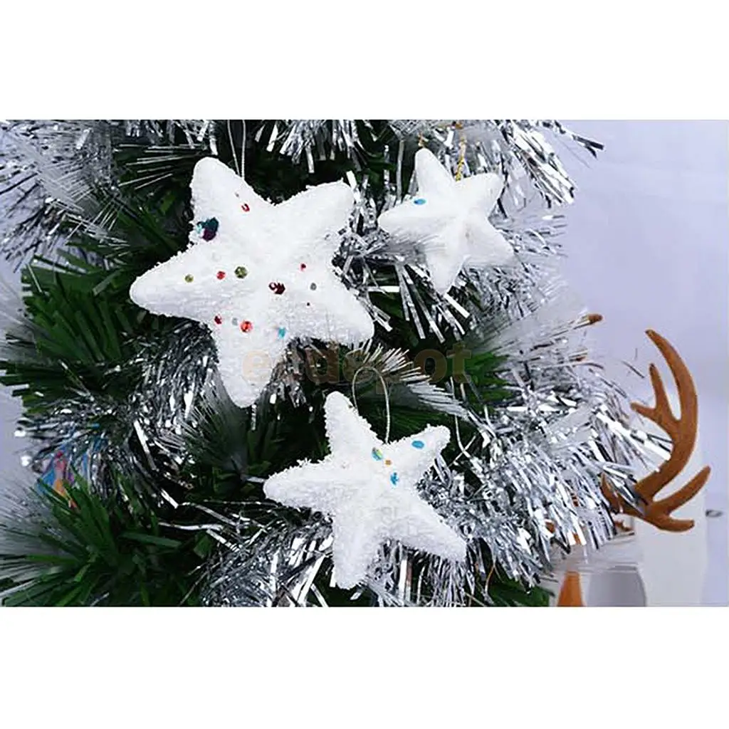 30 Pieces Star Shape Polystyrene Styrofoam Foam for Model Making DIY Christmas Ornament Decorations Modeling Craft 5cm | Дом и сад