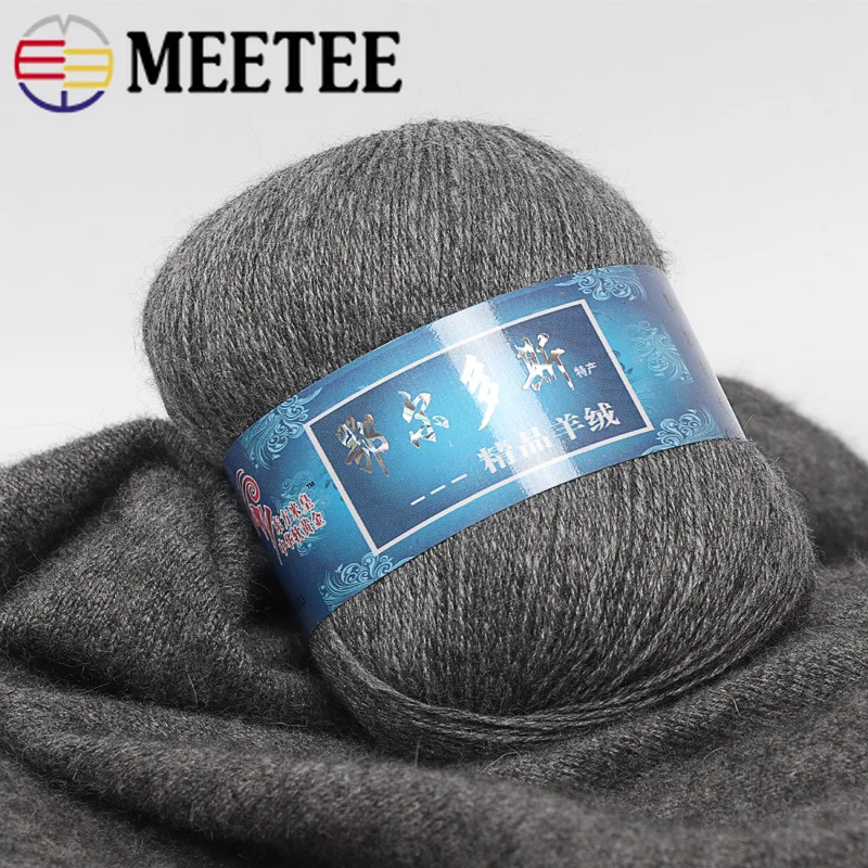 Meetee 5pcs Cashmere Baby Wool Yarn Hand knitted Thick Line DIY Weave Sweater Scarf Clothes made Accessories BD443|Пряжа| |
