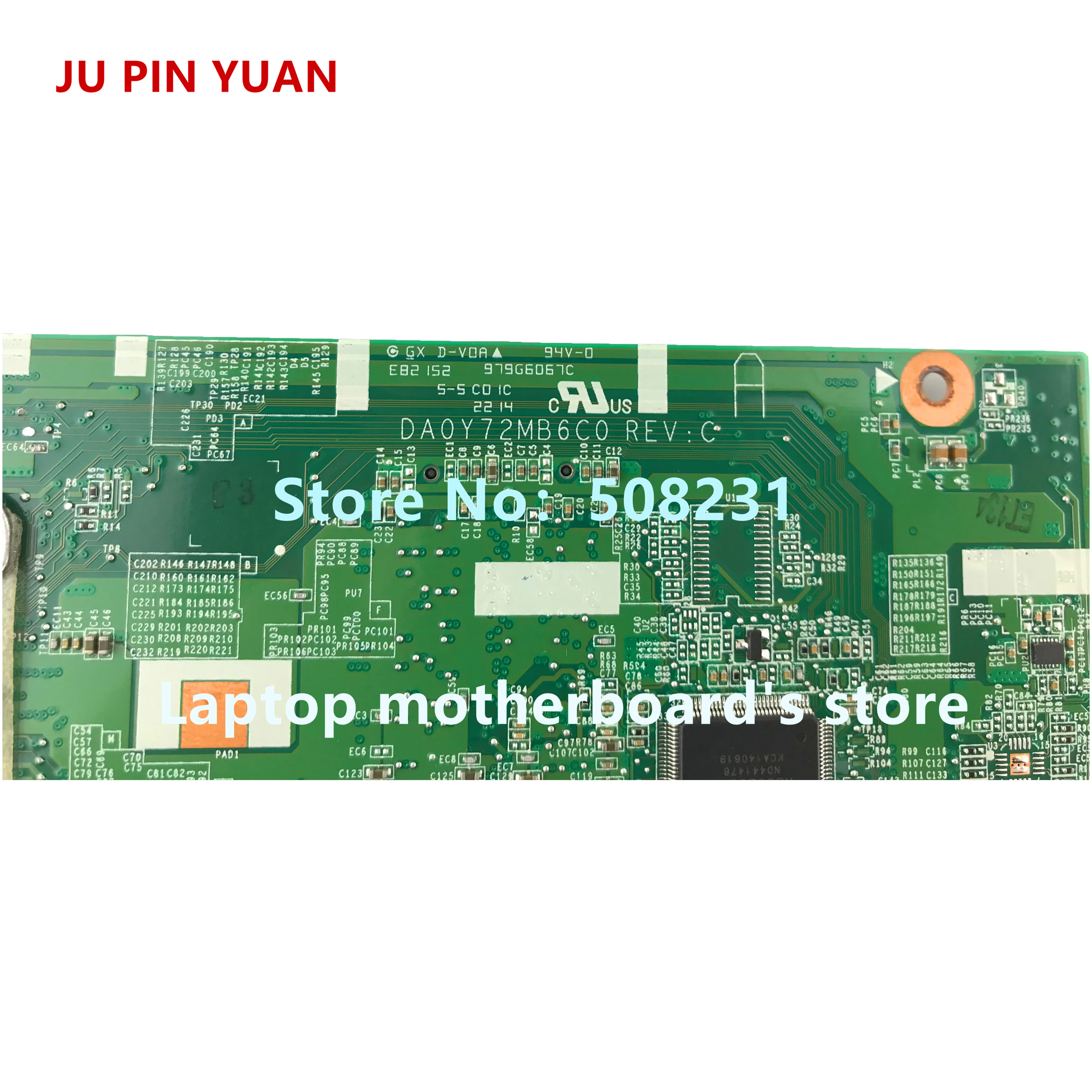 Материнская плата JU PIN YUAN 769075 501 DA0Y72MB6C0 Y72 для ноутбука HP Pavilion 13 A X360 13Z A|Материнские